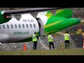 PESAWAT CITILINK ATR 72-600 LANDING DAN TAKE OFF DI BANDARA TORAJA ( TORAJA AIRPORT 11/01/2021 )