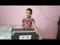 Bachpan ka pyar song on harmonium by Aayu