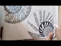 How to Draw Spiral Mandala, Tutorial #art #mandala #drawing #foryou #foryoupage #doodledesigns