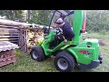 Avant Digger 260 ripping up stumps - part 1
