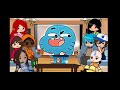 My childhood Fandoms react to the Amazing World Of Gumball || Part 2/4 || TW : glitching || Angst?