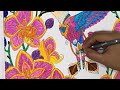 Nature Colouring Page | Bird Colouring 🕊️ | Hobby Colourist | My Colouring Studio
