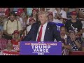 Trump holds first rally in Pennsylvania since assassination attempt