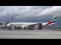 Emirates SkyCargo Boeing 777-200F Arrival