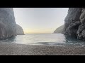 Sa Calobra Bay | Calm Beach | ASMR Videos Calm Sea | Empty Beach ASMR | Ocean Sunset |  4K 60FPS