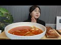 ENG) Spicy Naengmyeon for Hangover😵🍜🧊 Korean cold noodles MUKBANG real sound asmr eating