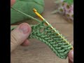 ‼️wonderful green color   * Super Easy Tunisian Crochet hair band For Beginners online Tutorial