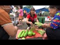 Harvesting Beans & Gourd and mini Tomatoes Go To Market Sell | Tiểu Vân Daily Life