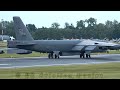 B-52 destroys runway lights after airshow display