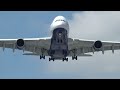 British Airways Airbus A380-800 Overhead Landing at ORD/Chicago O'Hare