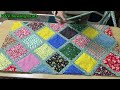 Come Learn How To Make This Patchwork Rug Super Easy And Fast / Patchwork Rug / Scrap Fabric