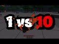 10 Players vs 1 Gojo (Saitama Battlegrounds)