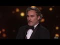 Discurso completo de Joaquin Phoenix en los Oscar (subtitulado español)