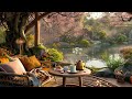 Morning Jazz Music With Beautiful Spring Ambience 🌸 Fairy Garden Background For Relaxing and Working