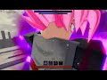 goku black showcase heis so broken!!!!(anime showdown)