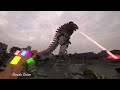 Godzilla & MechaGodzilla Attack on Our Small Town City In Teardown