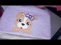 How to make a hooded towel from start to finish! Embroidery applique/tutorial/brother pe770