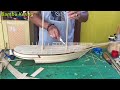 Proses dari Awal Pembuatan Miniatur Kapal Laut bahan Full dari Bambu ~ Kerajinan Bambu