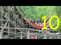 Phoenix Review, Knoebels Wooden Roller Coaster | No Seat Belts & Crazy Airtime!