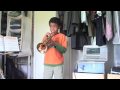 Louis On Trumpet 8 Year Old