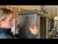 Amazing Antique Hutch Makeover with Real Milk Paint | How to Treat Termites / Bug Damage
