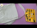 A shoulder bag that's really cool and so easy to make