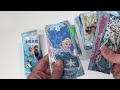Disney Pixar Frozen Elsa and Anna Trading Card Unboxing Camon 2014 - Part 2