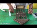 Cara Membuat Jam Dinding Rak Bunga bahan dari Bambu ~ Kerajinan Bambu