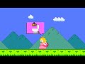 Super Mario Bros. but Mario touchs turn Peach to Giant BUTT with Spikes | Game Animation