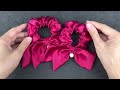 Easy Make .How to make Bow Scrunchies.