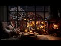 🔥 Cozy Ambience with fireplace | Relax with warm background bar to give you a good night's sleep