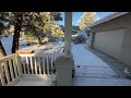 Freshly fallen snow in Prescott, Arizona