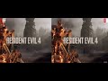 Resident Evil 4 Remake Demo PS5 Hair Strands Effect ON vs OFF Comparison