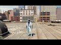 Spider-Man 2018 Free Roam Web Swinging (Negative suit)