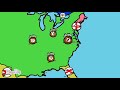 History of the USA In America (No colonies) Countryballs