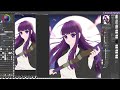 【 Speedpaint 】Frieren - Fern 💜 (Clip Studio Paint)