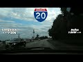 Time Lapse: Driving from Gilmer, TX to Big Sandy, TX and Winona, TX