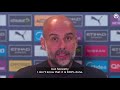 Pep Guardiola reacts to Xavi's return to coach Barcelona