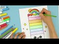 Spread Love Cuties! 🌈❤️How to Make a Folding Rainbow Cake Pop Up Surprise Card
