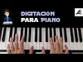 Digitación para piano