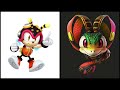 SONIC the Hedgehog ALL CHARACTERS as SNAKE 2024