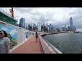 Seeing double on Wan Chai Promenade with Florentijn Hofman's Ducks | 4K Walking Tour