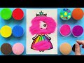 Sand painting Little Princess for kids and toddlers