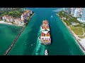 MIAMI 4K UHD - Miami's Iconic Beaches And Sky high Views   Amazing Nature - 4K Video Ultra HD