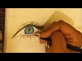 How I Draw An Eye (Graphite and Coloured Pencil Version)