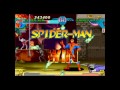 GAMEPLAY de marvel vs capcom modo batle SPIDERMAN Y RYU
