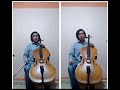 Upper second Position cello. Skating