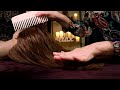 Crown Chakra Hair Treatment 🌟 ASMR 🌟 Crystal Comb, Massage, Hair Brushing
