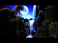 White noise big moon relaxing full moon waterfall sound