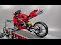 Lego Motorcycle Suspension Testing Device
